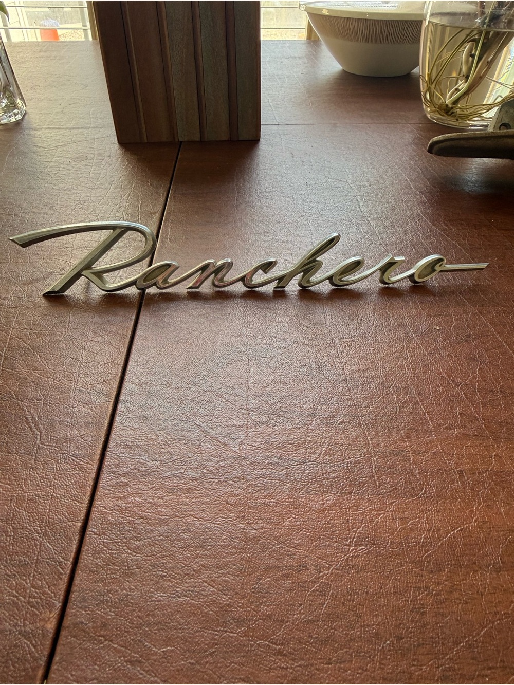 Original 1965 ford ranchero emblem